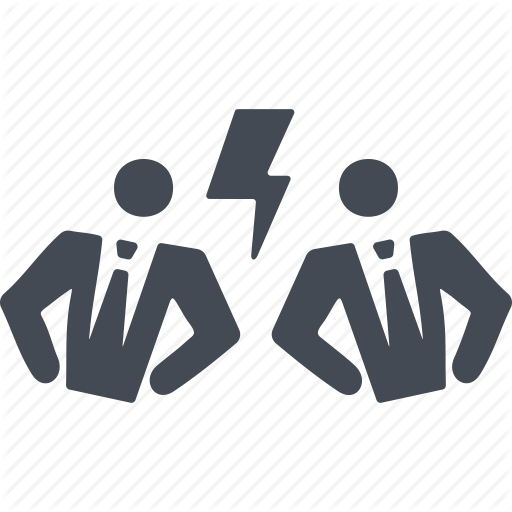 512x512 Business People Conflict, Clash, Collision, Conflict Icon