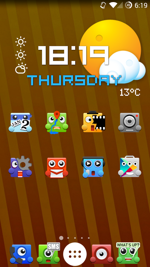 506x900 Upbeat Monsters Icon Pack Fills Your Homescreen With Adorable