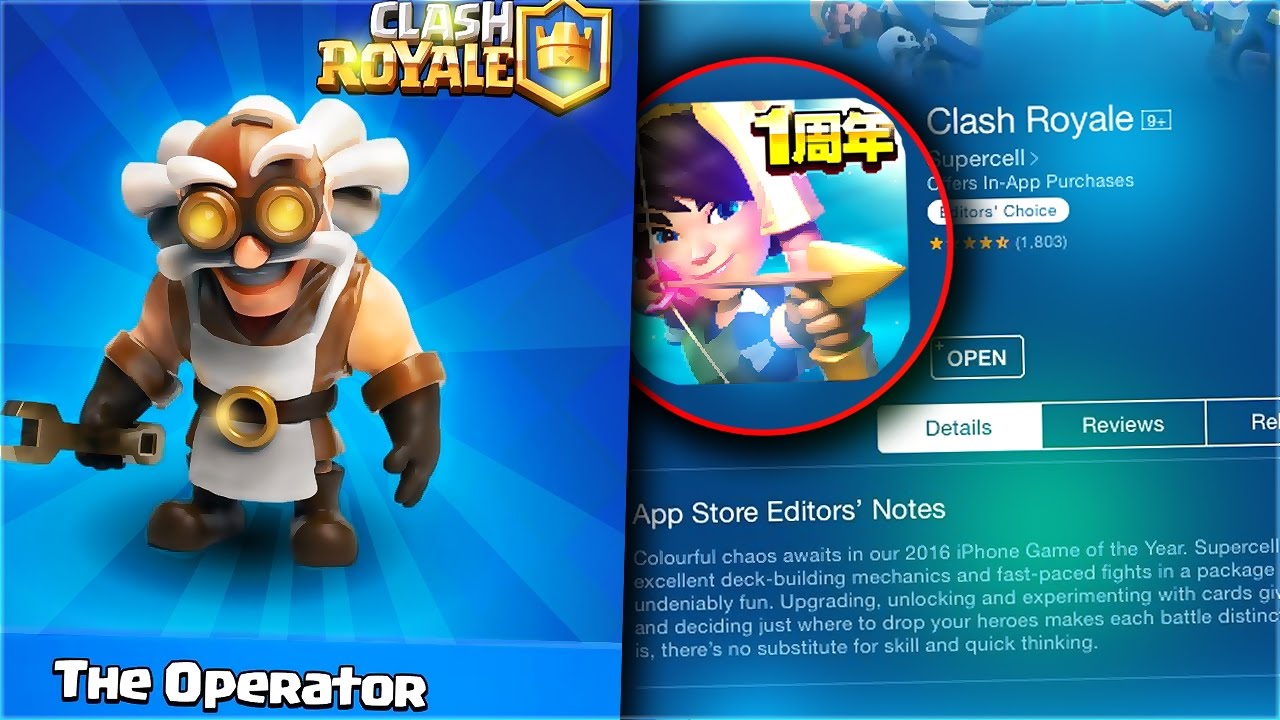 1280x720 New Operator More Cards And Leaked App Icon! Clash Royale