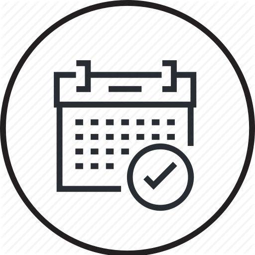 512x512 Calendar, Classes, Education, Event, Exam, Line, Schedule Icon