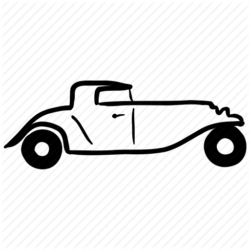 512x512 Automobile, Car, Road, Vintage Icon