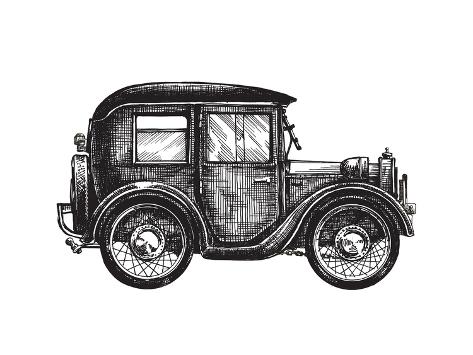 473x355 Car Vintage Vector Logo Design Template Transport Or Vehicle Icon