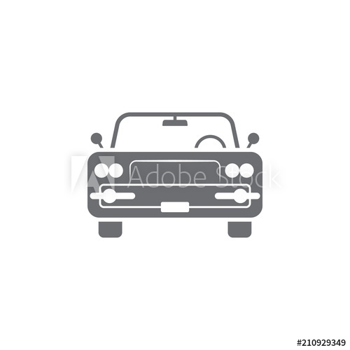 500x500 Classic Car Icon Simple Element Illustration Classic Car Symbol