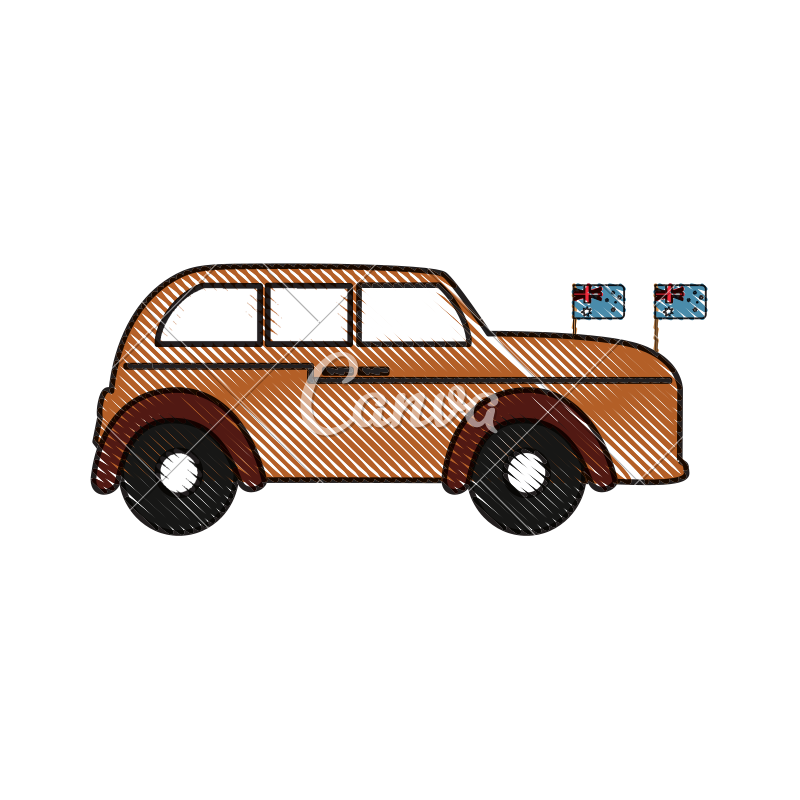 800x800 England Classic Car Icon