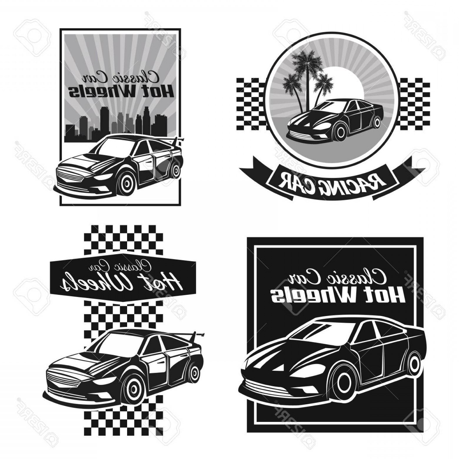 1560x1560 Photostock Vector Classic Car Icon Vehicle Automobile