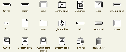 Macos Classic Icons 513x212 Macos Classic Icons