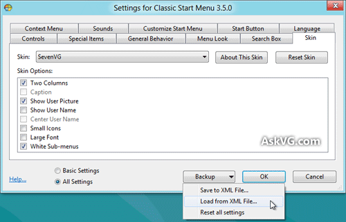 500x322 Download Classic Shell Skin To Get Windows Look Like Start Menu