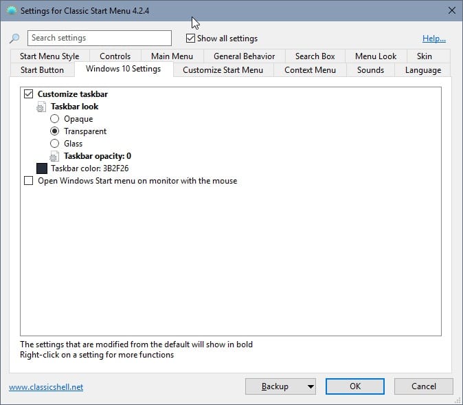 674x589 Make Your Windows Taskbar Transparent