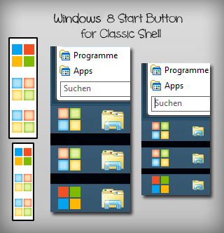 320x332 Windows Start Button For Classic Shell