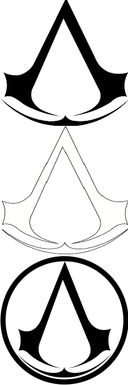 256x768 Assassin's Creed Start Button Logo For Classic Shell Assassinscreed