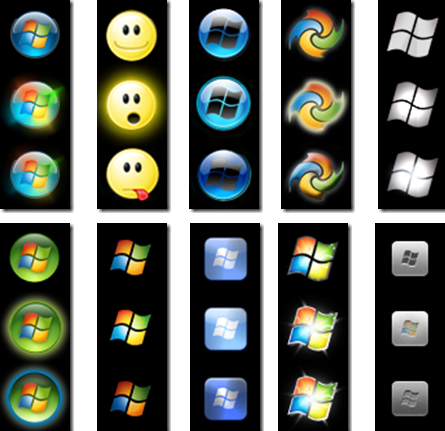 classic shell start menu icons