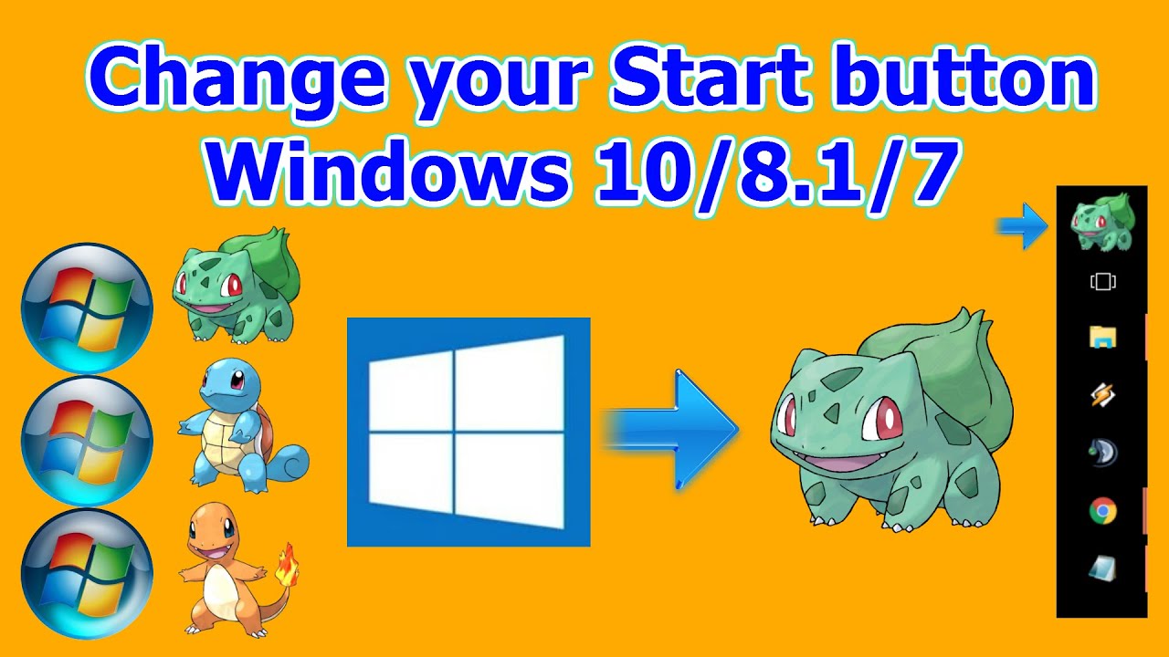 1280x720 How To Change Your Start Button! Windows