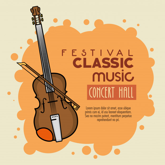 626x626 Poster Festival Classic Music Icon Vector Premium Download