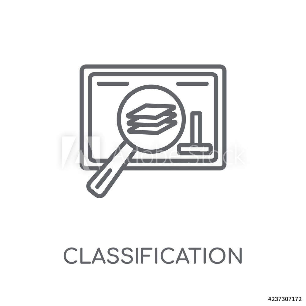 1000x1000 Photo Art Print Classification Linear Icon Europosters