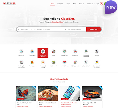 Classiera Classified Ads Wordpress Theme 383x350 Classiera Classified Ads Wordpress Theme