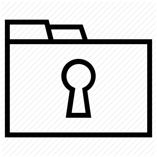 512x512 Classified Document, Locked Document, Locked Folder, Secret
