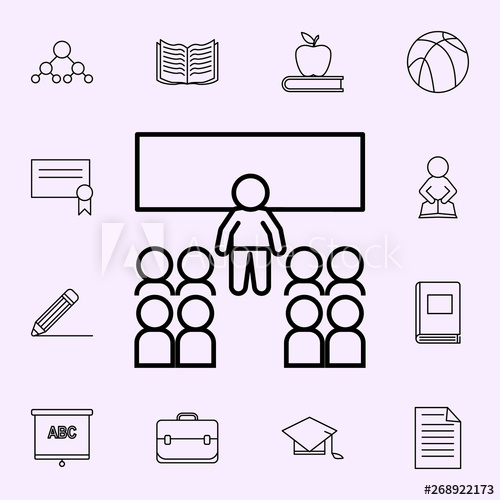 500x500 Classroom Icon School Icons Universal Set For Web And Mobile