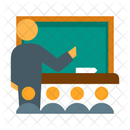 Classroom Icon Of Flat Style 256x256 Classroom Icon Of Flat Style