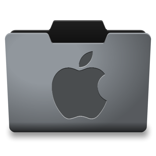 512x512 Steel Mac Classy Folder Icon
