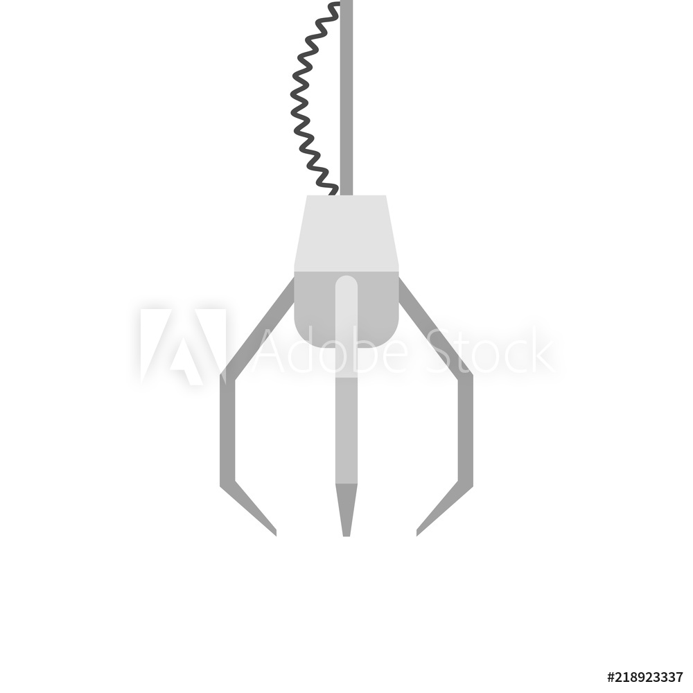 1000x1000 Fotografie, Obraz Robotic Claw Icon Posters Cz