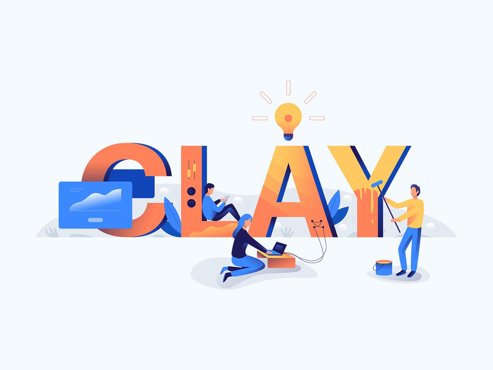 1600x1200 Clay In People Animated Icons, Texture Design, Clay Design