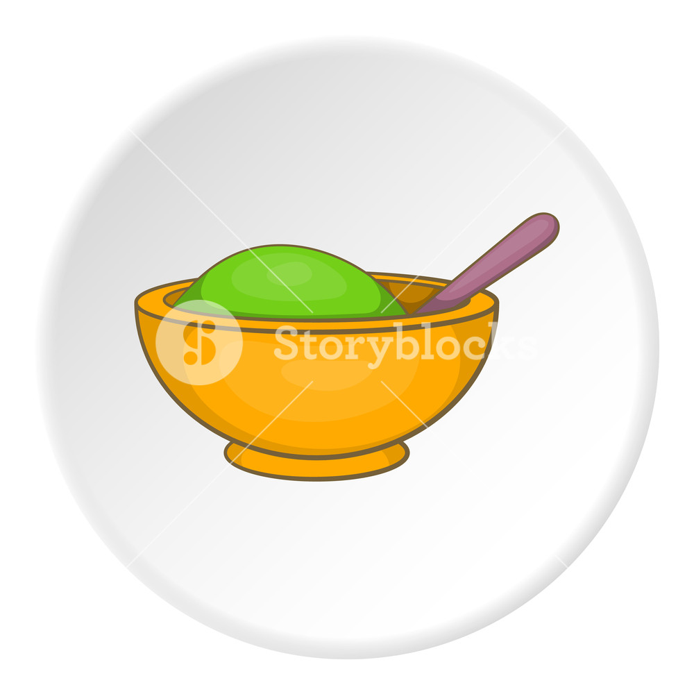 1000x1000 Clay In Cup For Spa Icon Cartoon Illustration Of Clay In Cup
