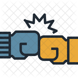 256x256 Competitor Icon Of Colored Outline Style