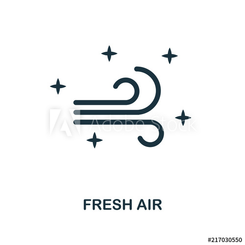 500x500 Fresh Air Icon Line Style Icon Design From Cleaning Icon