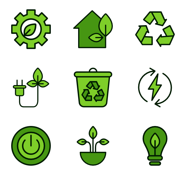 600x564 Clean Energy Icons