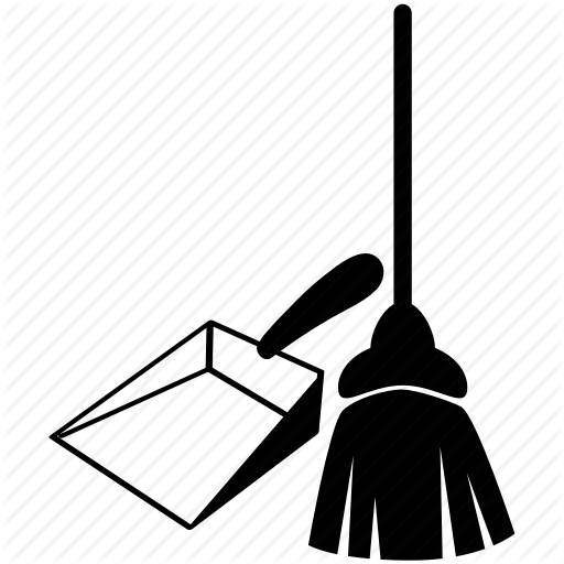 512x512 Broom, Broomstick, Clean, Clean Up, Dust, Rubbish, Sweep Icon