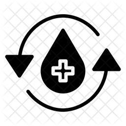 256x256 Clean Water Icon Of Glyph Style