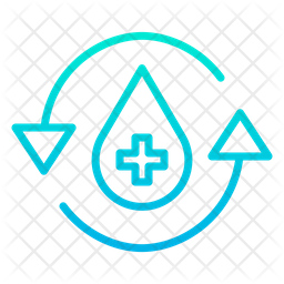 256x256 Clean Water Icon Of Gradient Style