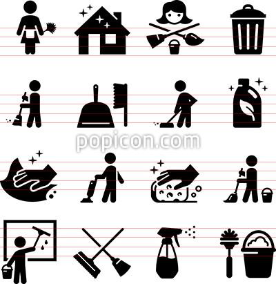 400x411 Cleaning Icons
