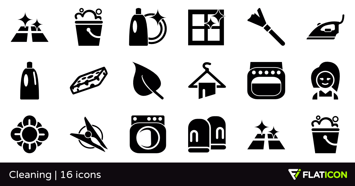 1200x630 Cleaning Free Icons
