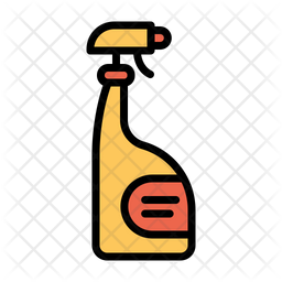 256x256 Cleaning Products Icon Of Colored Outline Style