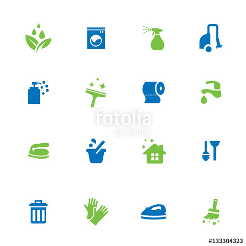 500x500 Cleaning Service Icon Stock Image And Royalty Free Vector