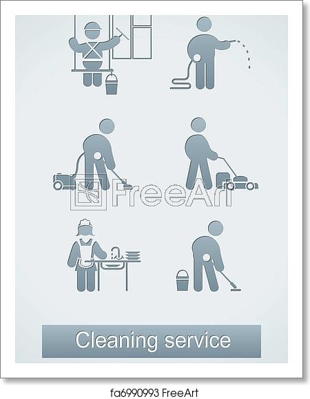 450x580 Free Art Print Of Cleaning Service Icon Cleaning Service Icon