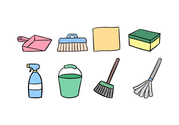 700x490 Cleaning Icon Set