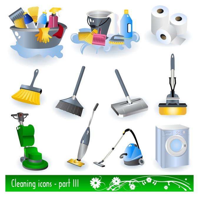 676x668 Free Cleaning Supplies Icon Files, Vectors Graphics