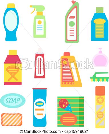382x470 Set Of Cleaning Tools Flat Cleaning Icons Cleaning Supplies