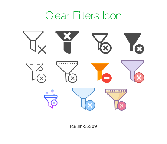 572x495 Clear Filters Icon