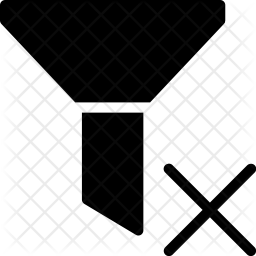 256x256 Clear Filters Icon Of Glyph Style