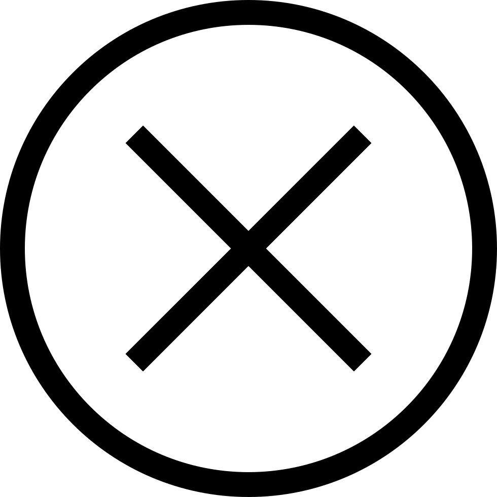 980x980 Hd Close Thin Comments