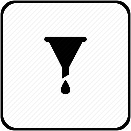 512x512 Clear, Conversion, Drop, Filter, Funnel, Product, Sort Icon