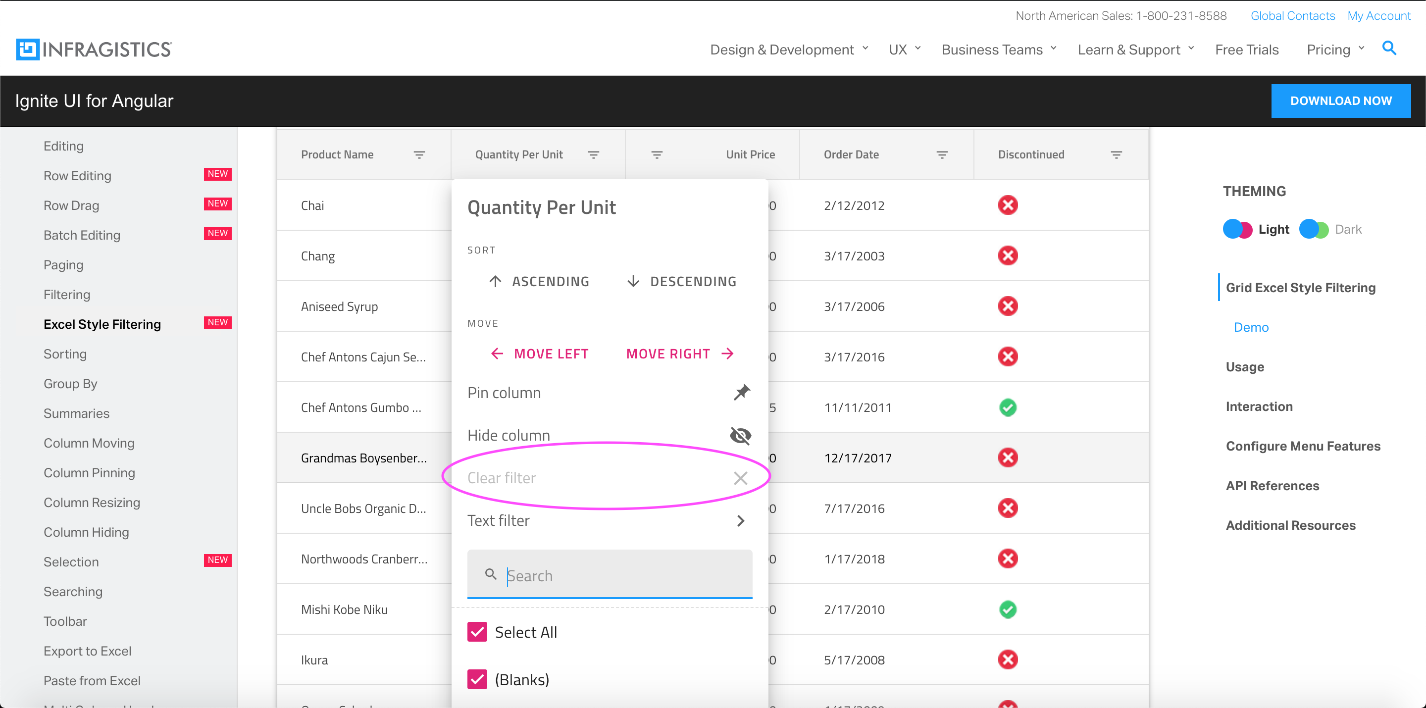 2880x1430 Clear Filter Icon On Excel Style Filtering Has To Be Changed