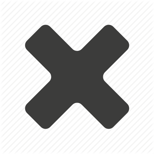 512x512 Clear, Close, Cross, Delete, No, Remove, Stop Icon