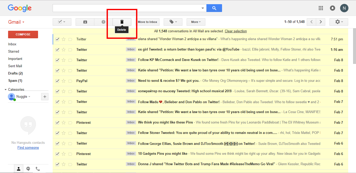 Clear Selection Icon