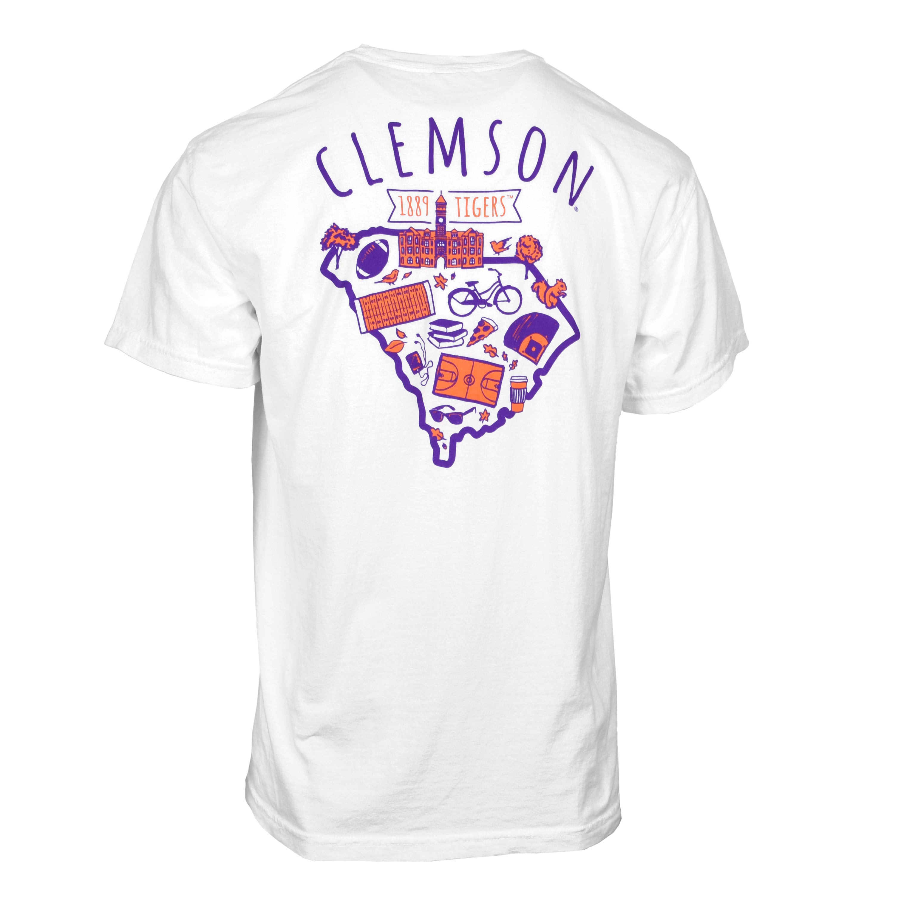 3021x3020 Clemson State Icon Tee