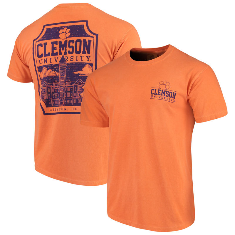 800x800 Clemson Tigers Comfort Colors Campus Icon T Shirt Orange