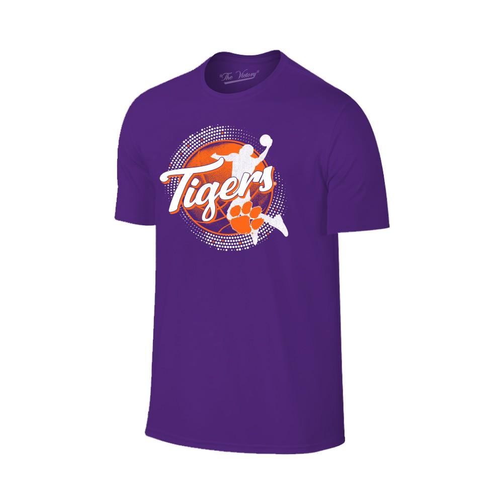 1000x1000 Tigers Clemson Basketball Player Icon T Shirt Alumni Hall